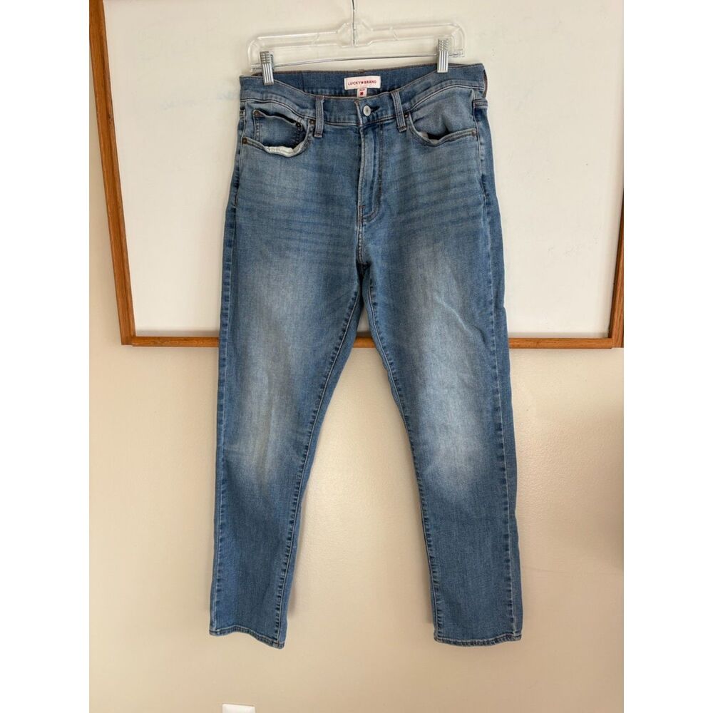 Lucky Brand 410 Athletic Straight Jeans, Men's 32x32, Medium Wash